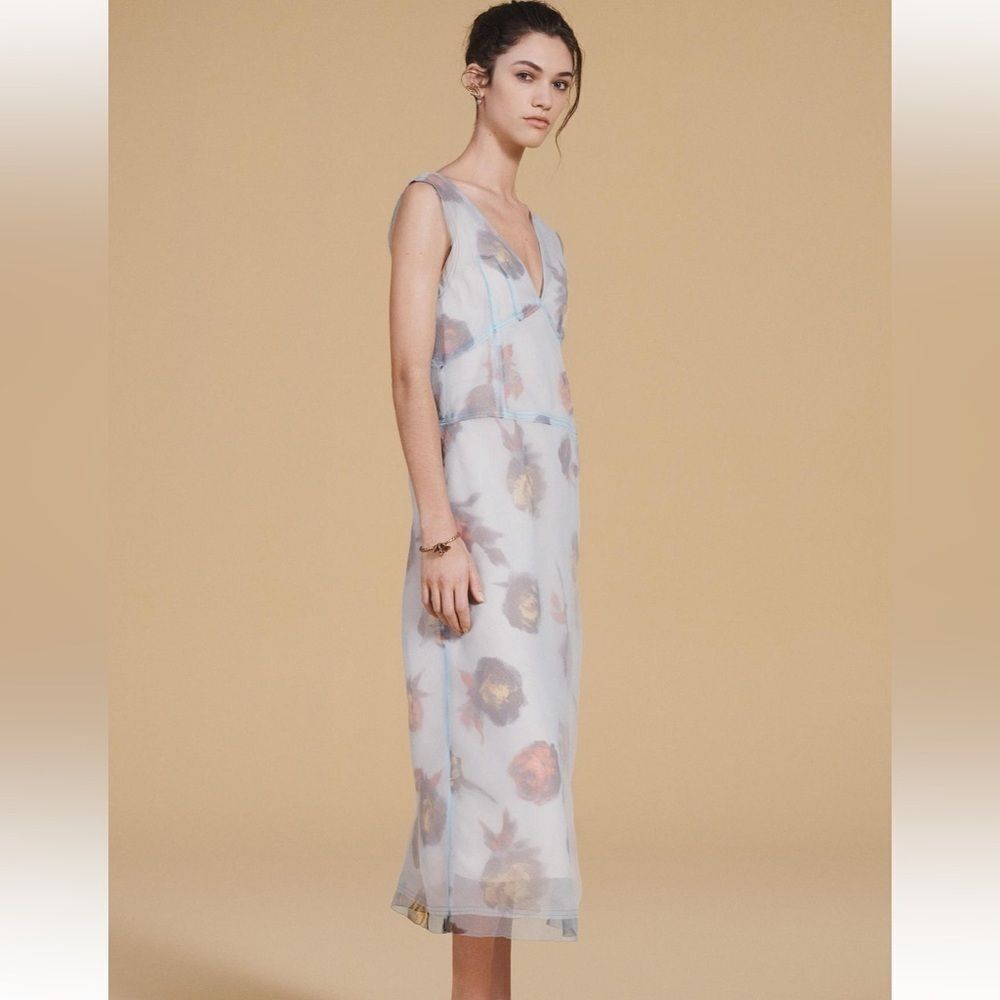 Zara mixed printed dress limited edition NWT